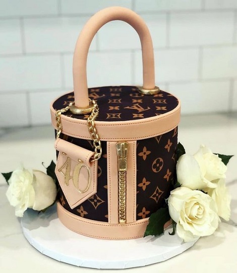 Luxury Bag Cake For 40th Birthday