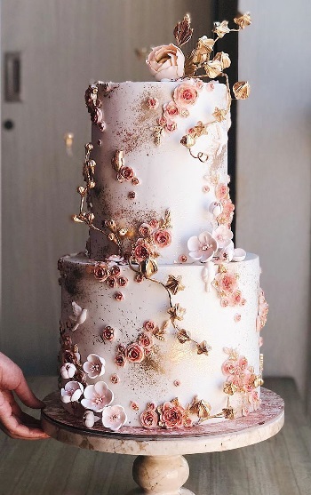 just married cake design 