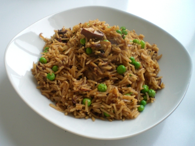 Mushroom Pulao