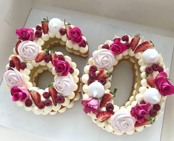 Number Cake For 60th Birthday