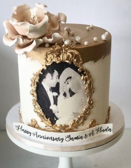 Photo Cake For 25th Anniversary
