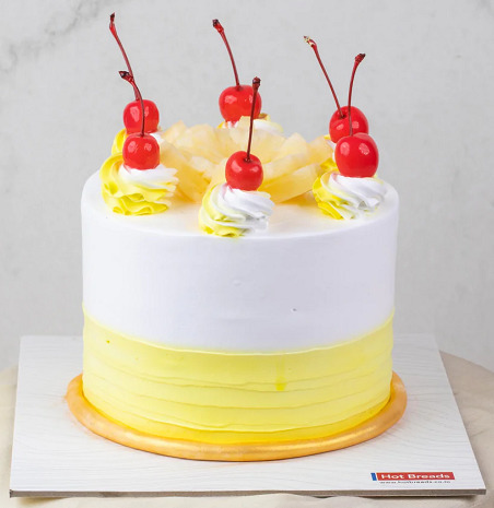design for pineapple cake 