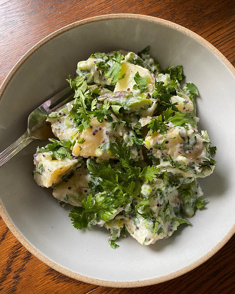 Potato And Yogurt Salad