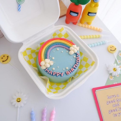 Rainbow Bento Cake