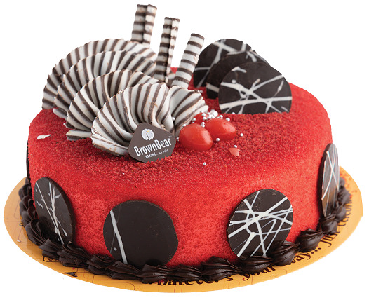 red velvet cake design 