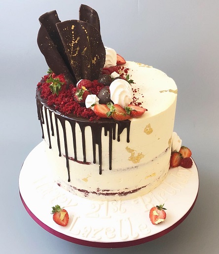 cake design red velvet 