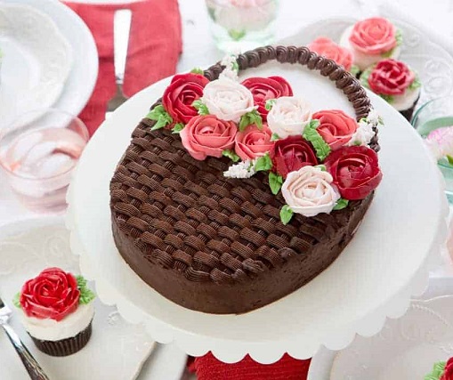 Simple Cake Design For Mother