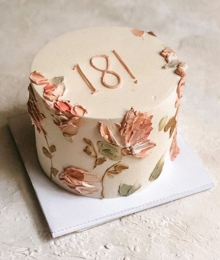 Simple Cake For 18th Birthday