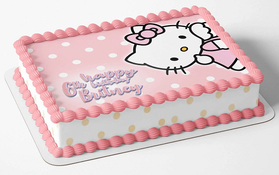 Simple Hello Kitty Cake Design