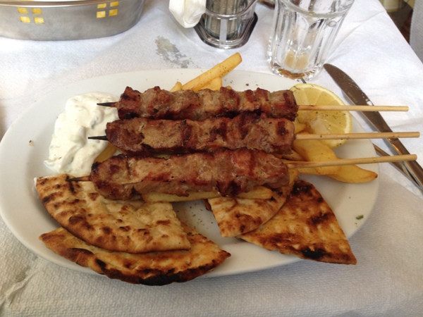 Food street in paris