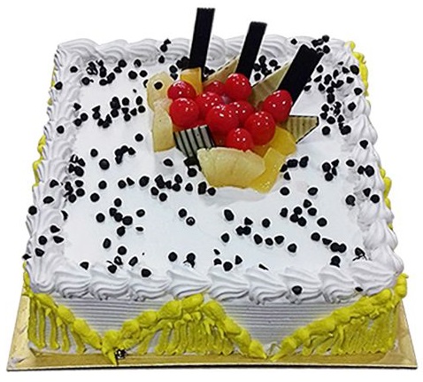 pineapple cake simple design 