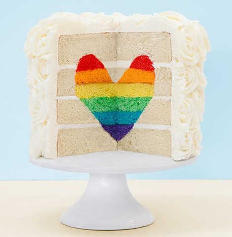 Surprise Inside Heart Cake Idea