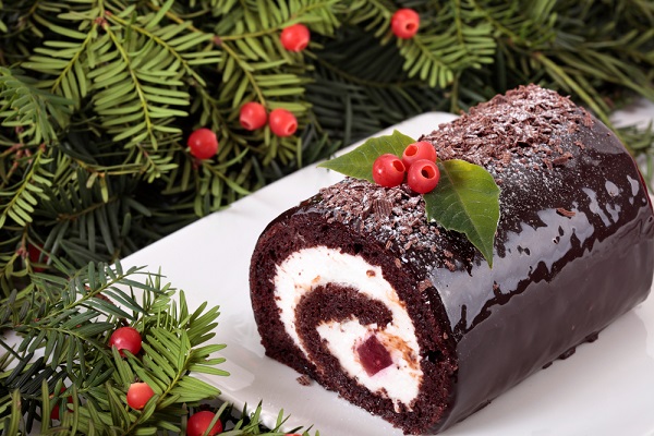 Traditional Xmas Yule Cake