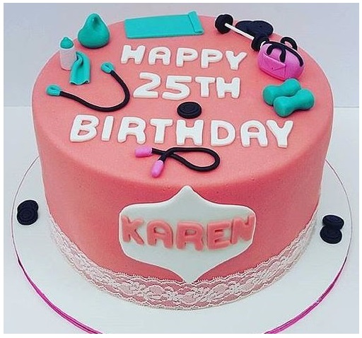 Birthday Cake For 25