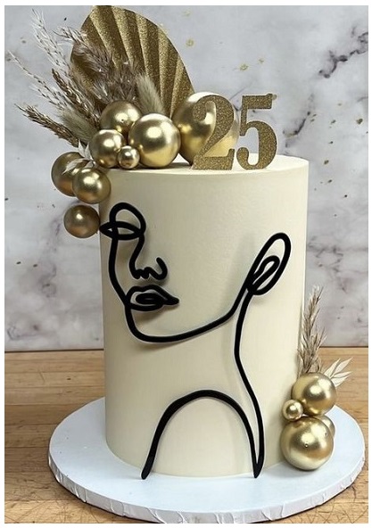 Happy 25th Birthday Cake