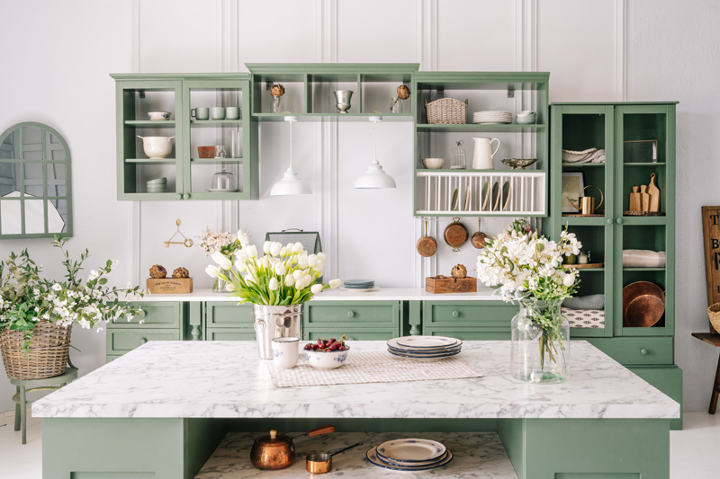 Vintage Design Kitchen Shelf