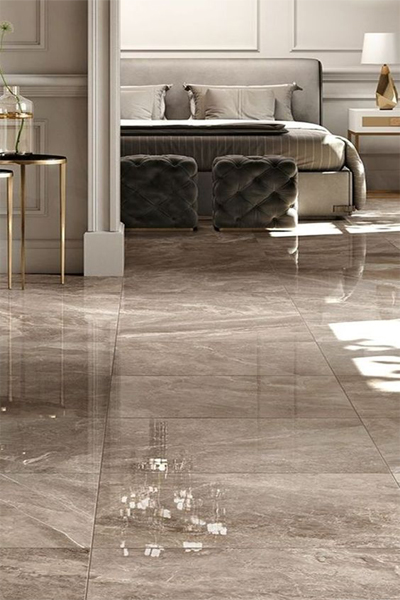 Bedroom Floor Marble Design For Calm Ambiance