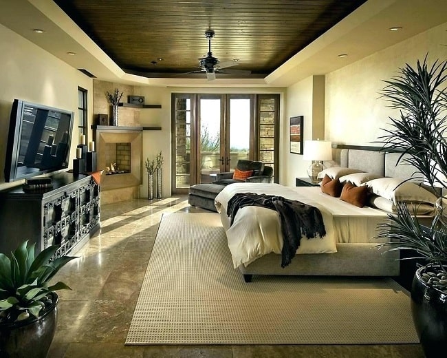 False Ceiling Design for Rectangular Bedroom