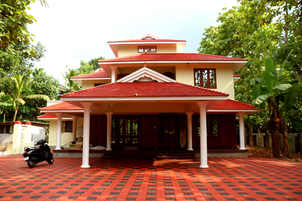 Classic Abode Kerala House Elevation 