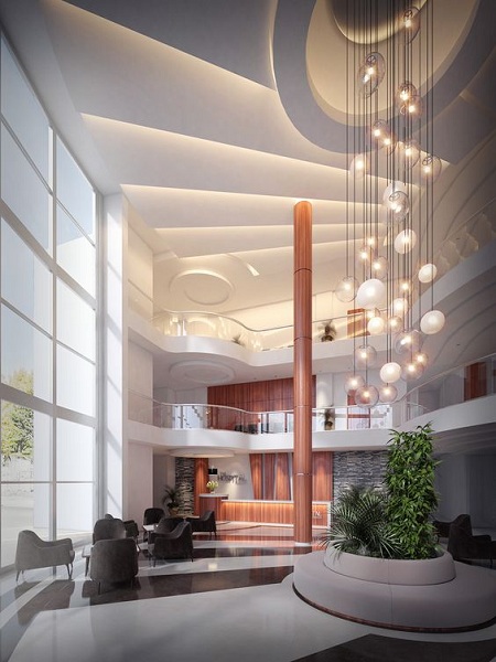 Entrance Lobby Ceiling Design