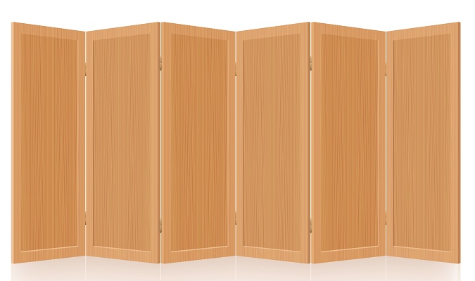 Foldable Partition Door Design