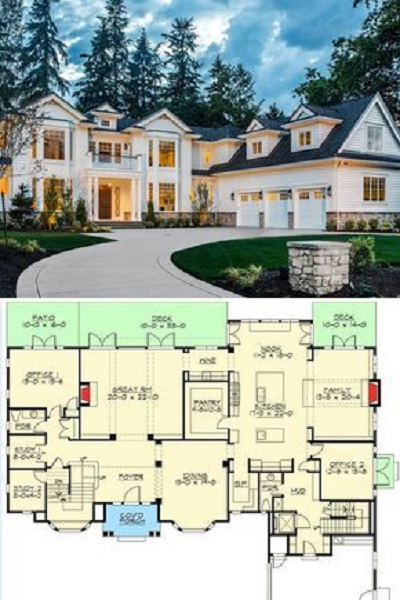 Traditional European English Mansion-style Home