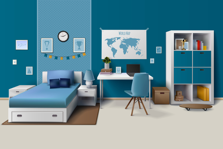 Workplace Inspired Bedroom