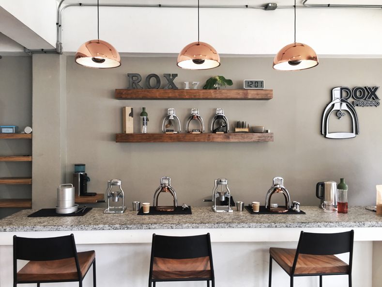 Colored Stylish Coffee Bar
