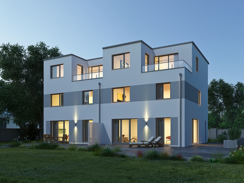 Contemporary Duplex Home