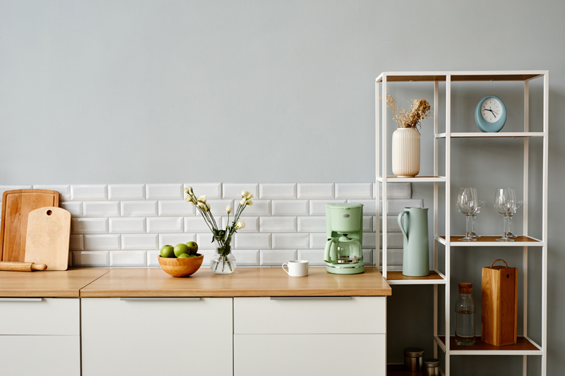 Open Kitchen Shelf Style