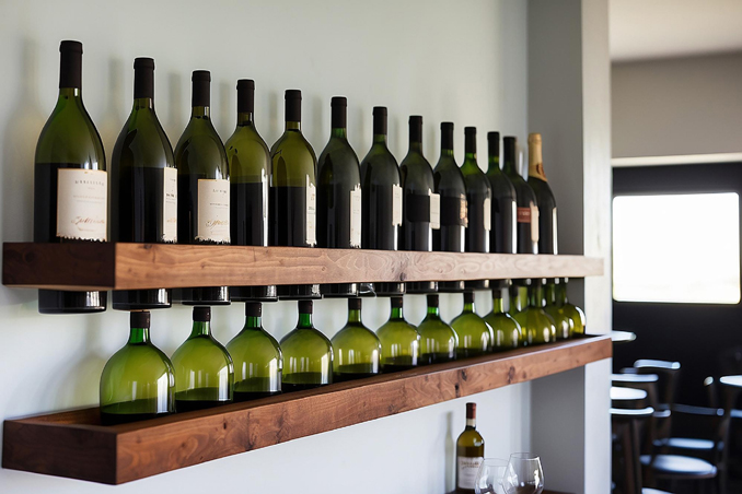 Floating Wine Bottle Holder