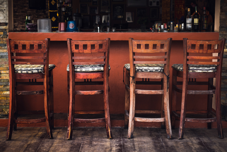 Rustic Home Bar