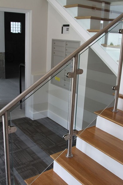 Steel And Glass Railing Design