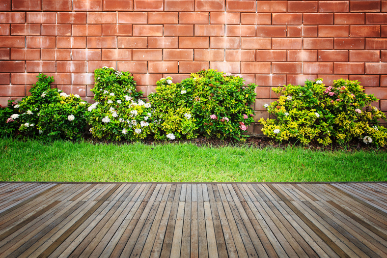 Garden Brick Wall