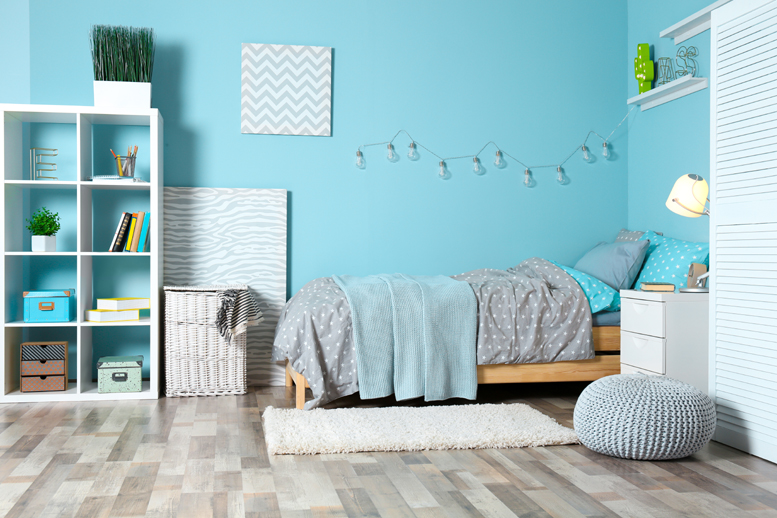 Child Room In Blue