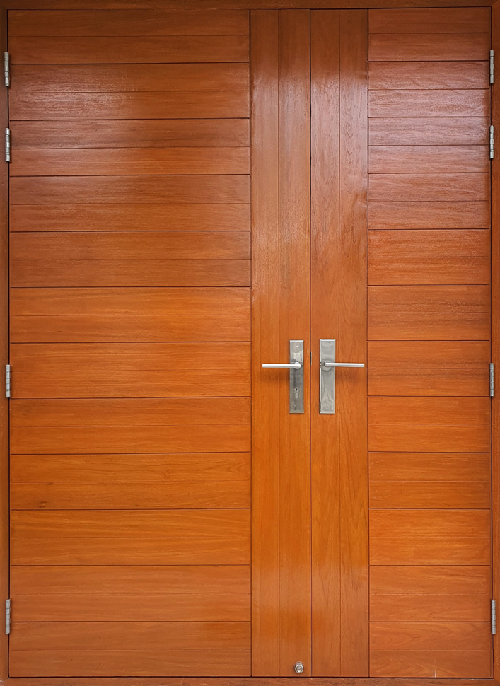 Teakwood Doubledoor