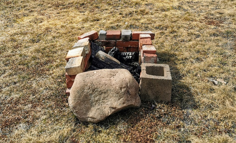 Rustic Fire Place