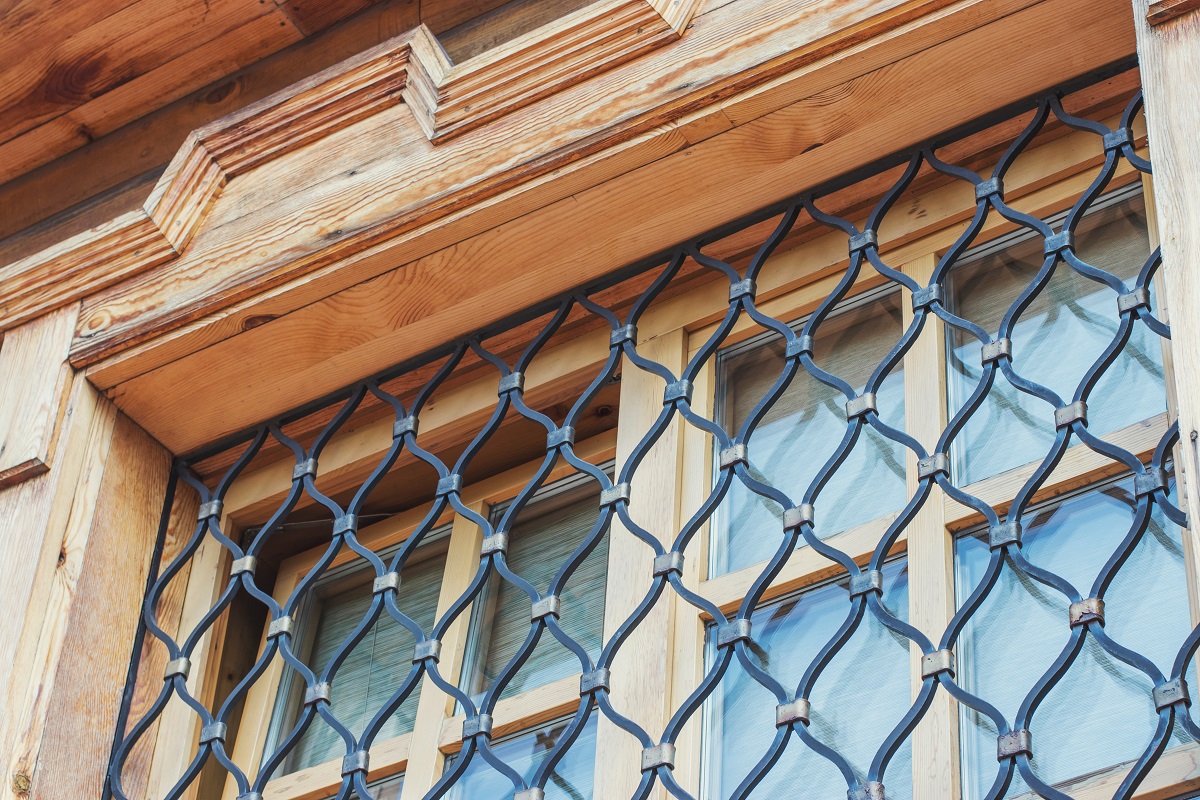 Part,of,a,christian,church,window,made,of,wood,with
