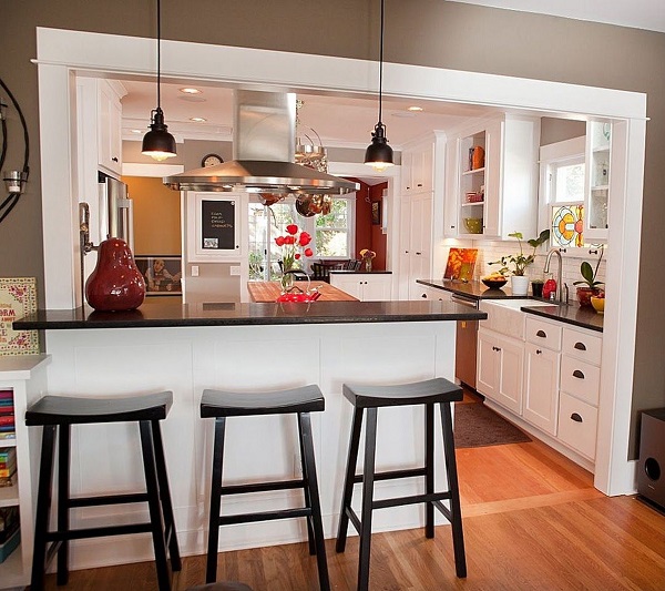 Semi Open Kitchen Design