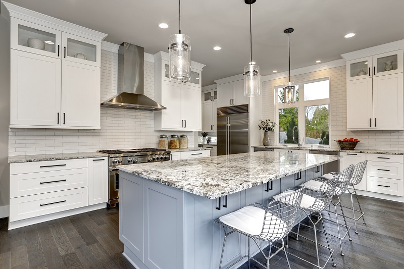 Marble and Granite-infused Storage Cabinets