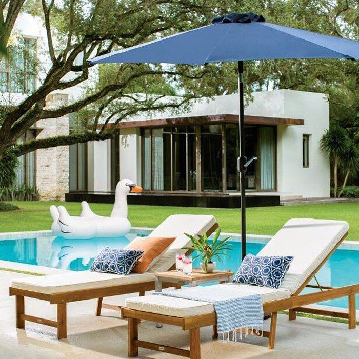 Sturdy Wooden Lounger