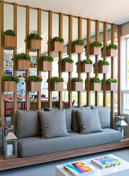 Living Room Partition Design