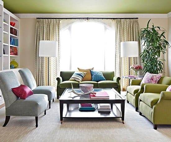 Drawing Room Ceiling Colour/Paint Design