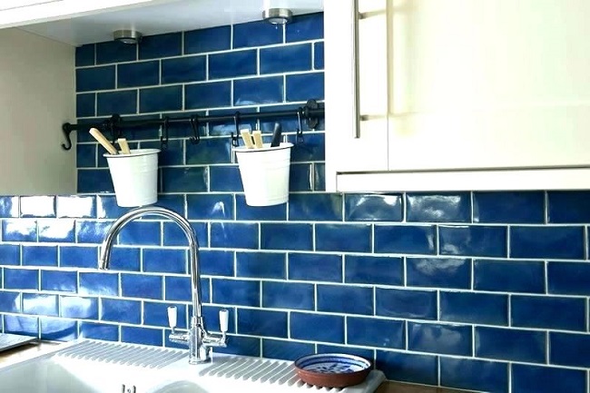 Blue Kitchen Tiles
