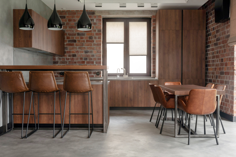 Bar Counter Inclusive Kitchen