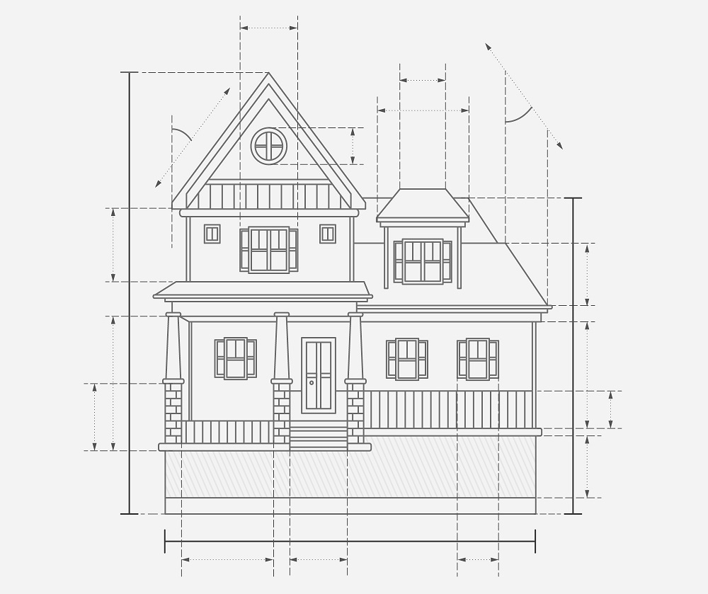 A Frame House Plan Drawings