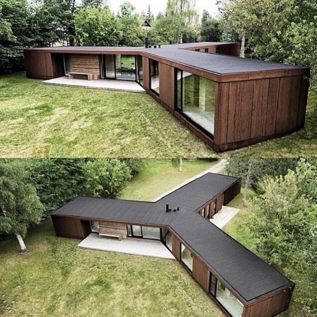 Y-shaped Container Home Office