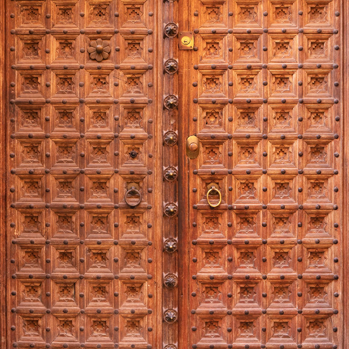 Antique Style Double Door