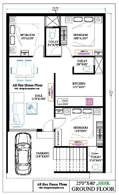 House Plan Design For 1000 Sq Ft