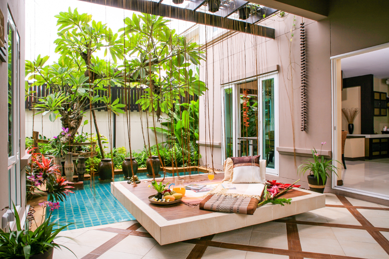 Living Room Veranda Design